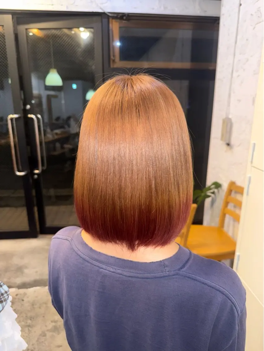 カラー 🍀デザインカラー わか🍀のヘアスタイル