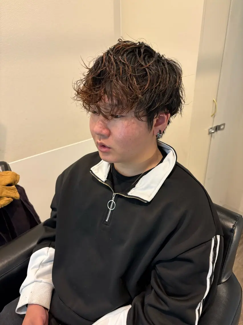 パーマ メンズ メンズパーマ パーマ 樅木 恒毅のヘアスタイル