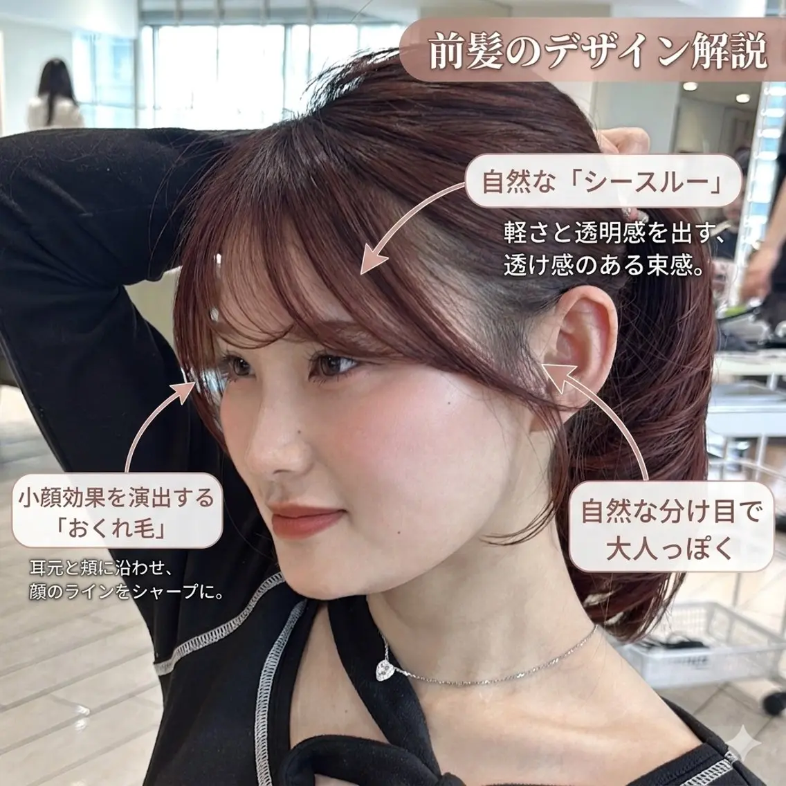 セミロング カラー カット ヘアカラー トリートメント 顔周り/レイヤー/ 髪質改善/菊池真稔のヘアスタイル