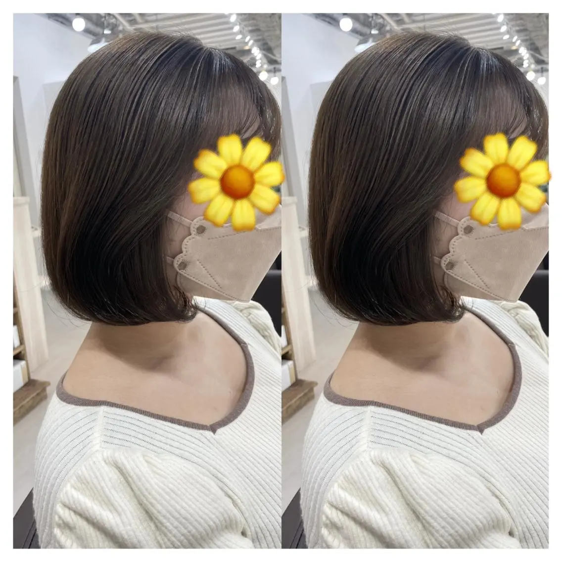 ショート カラー カット 村山 茉衣のヘアスタイル