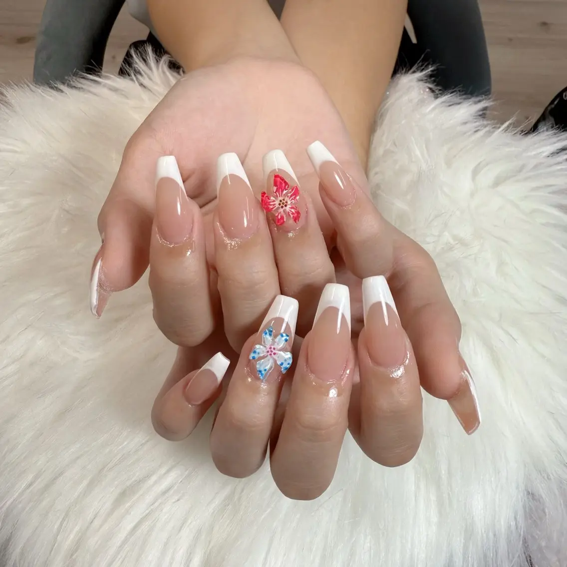 ネイル ハンドネイル 🎀nana🫧 ワンホンネイル🎀のネイルデザイン