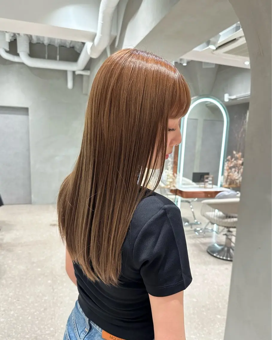カラー ユ ヅのヘアスタイル