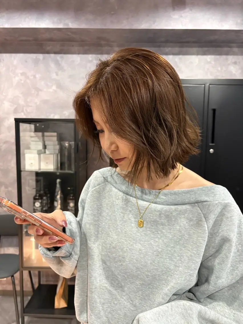 【カットTR】カット+TOKIOインカラミトリートメント⭐️の写真