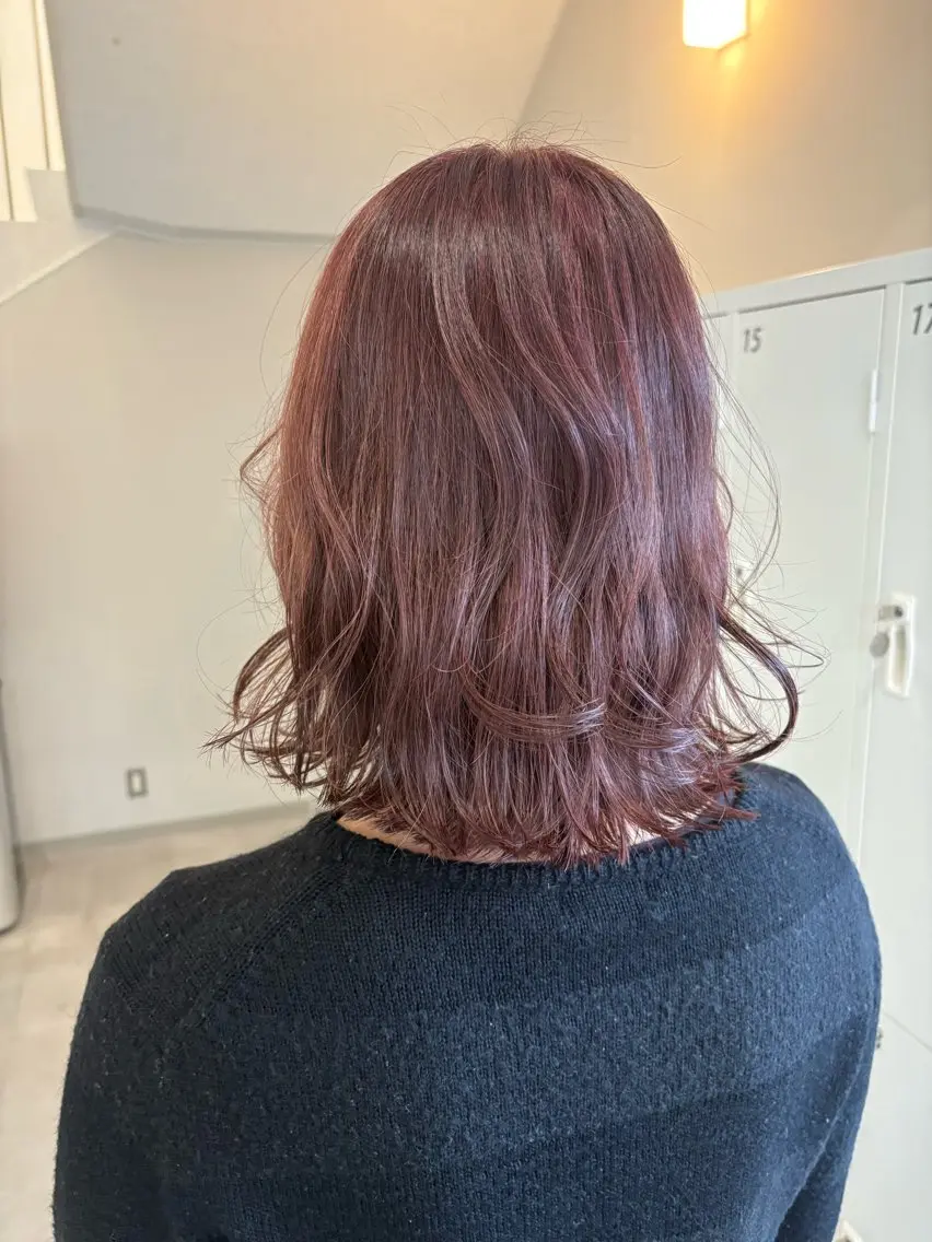 ミディアム カラー DEEokazaki sae.Aのヘアスタイル