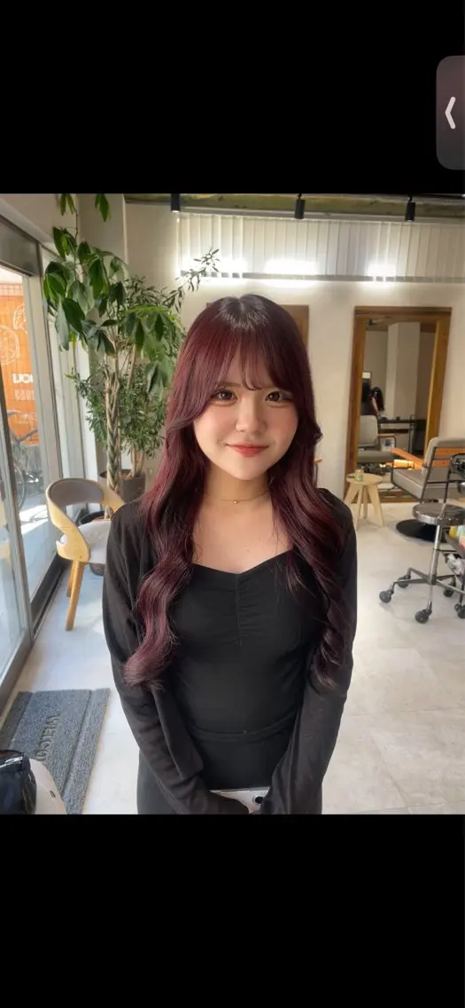 ロング カラー ラベンダーカラー ピンクカラー ピンクラベンダー カット ヘアカラー 🍑透明感トレンド カラー🍑のヘアスタイル