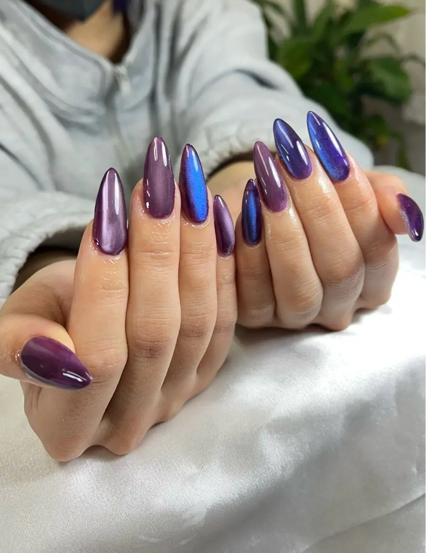 ネイル ブラウン チークネイル 桜ネイル 長さ出し フットネイル ハンドネイル XIINH NAIL SALONのネイルデザイン