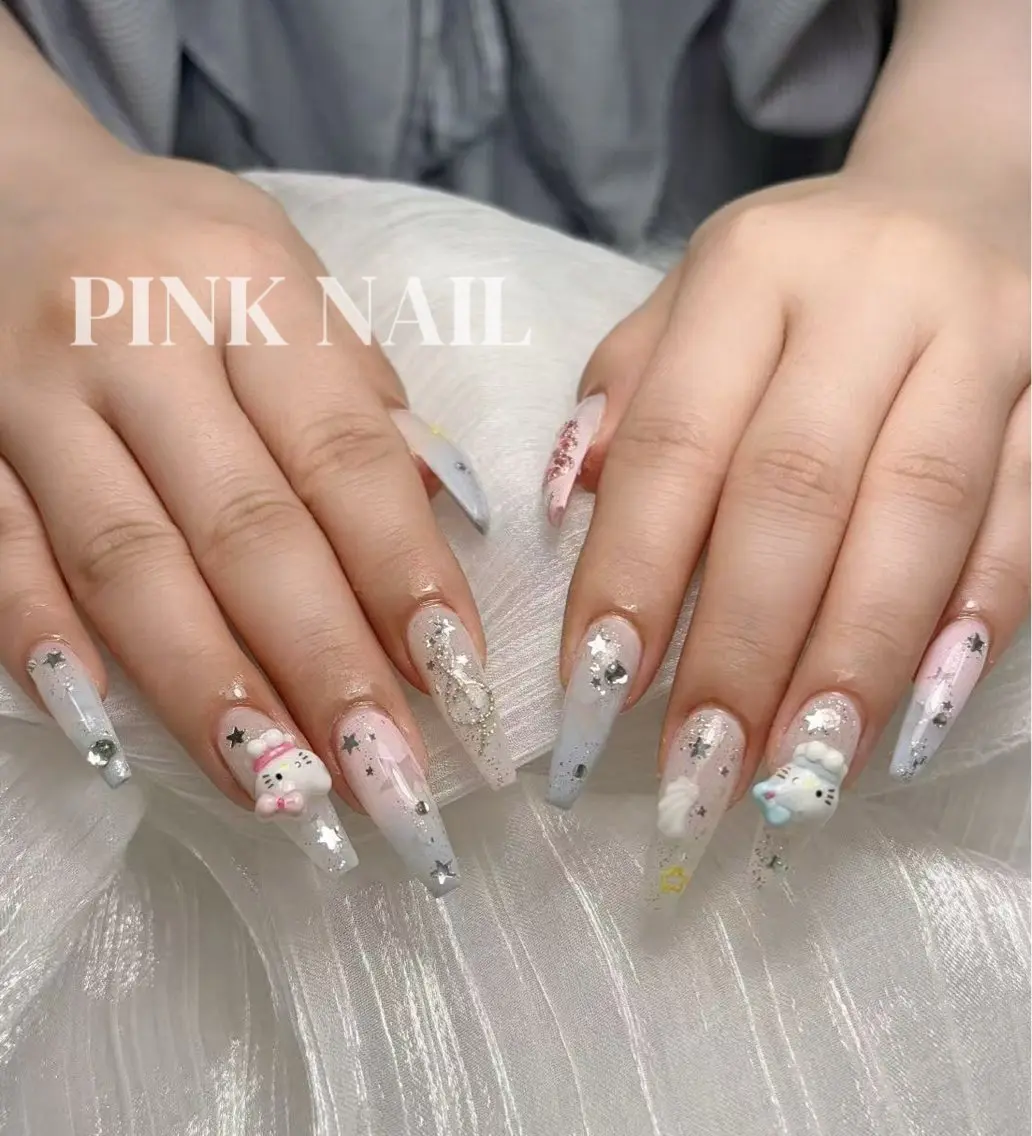 ネイル ハンドネイル pink nailのその他イメージ