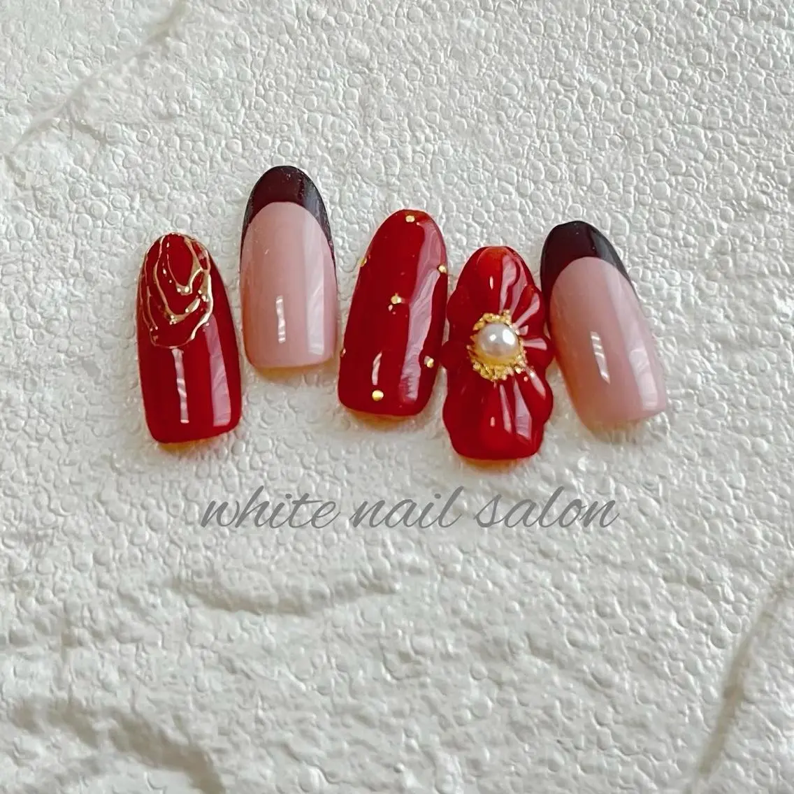ネイル フットネイル ジェルネイル ハードジェル ラメ(グリッター) 持ち込み ハンドネイル white nail salonのネイルデザイン