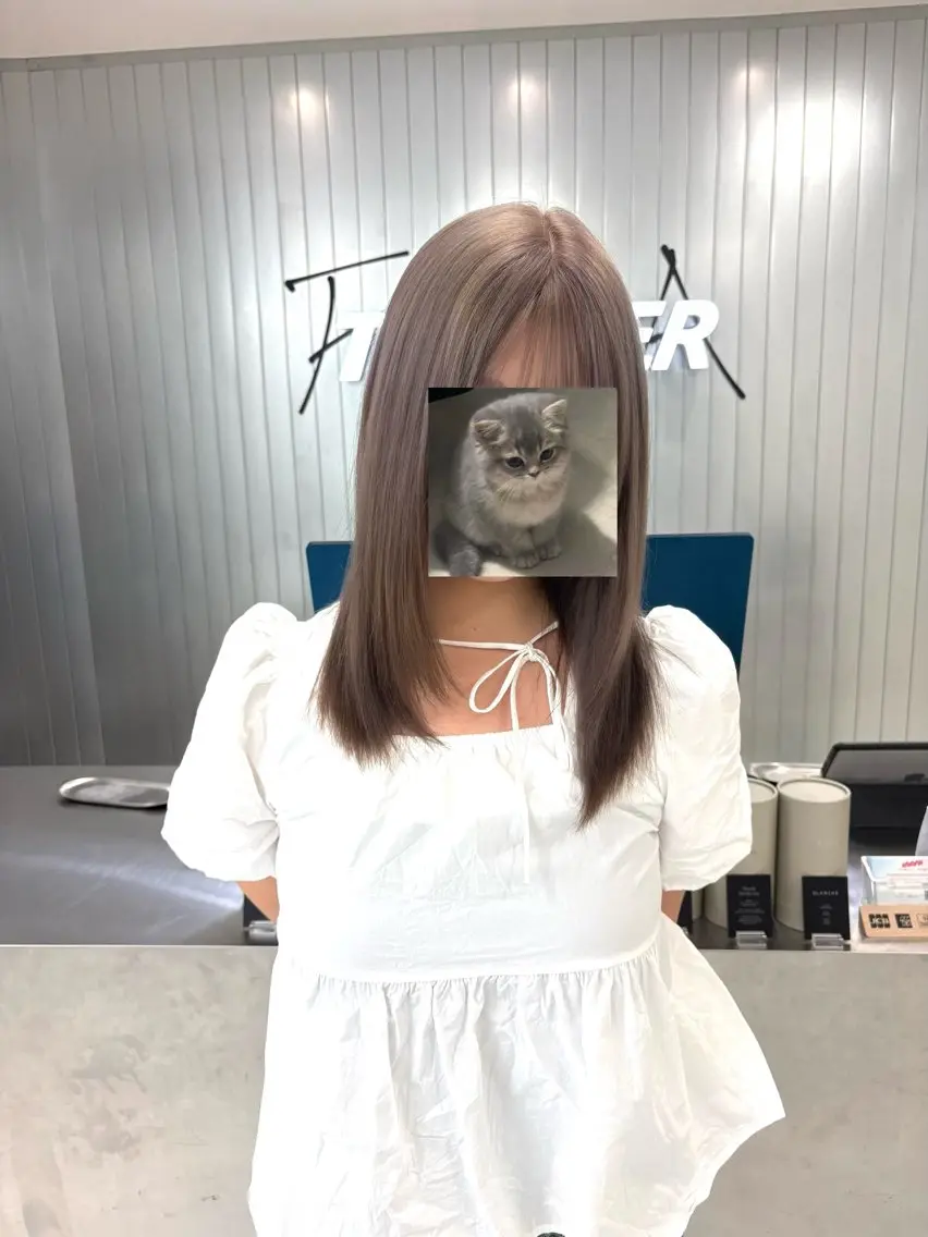 ミディアム カラー ヘアカラー 似合わせヘア🪽 riko🐈‍⬛のヘアスタイル