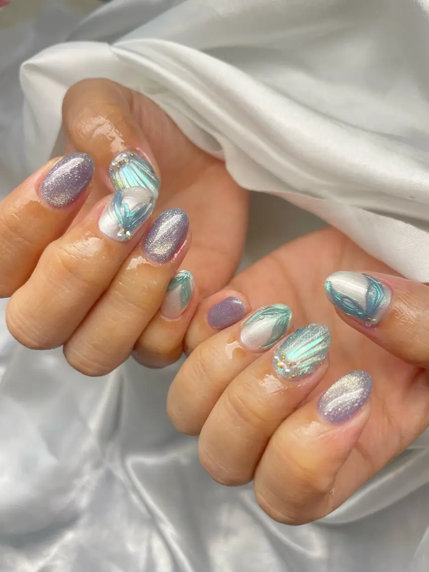 ネイル 持ち込み ハンドネイル Bianca美浜店 Hanaのネイルデザイン