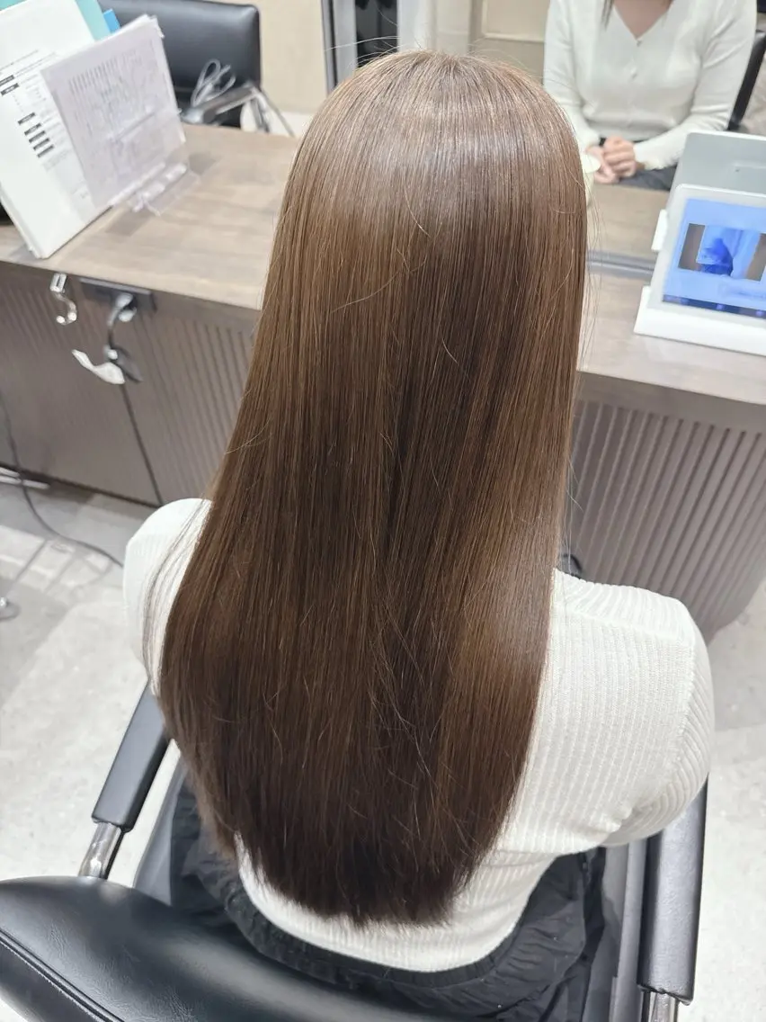 ロング カット ヘアカラー トリートメント ブリーチなしWカラー メンズカット✨ワタベのヘアスタイル