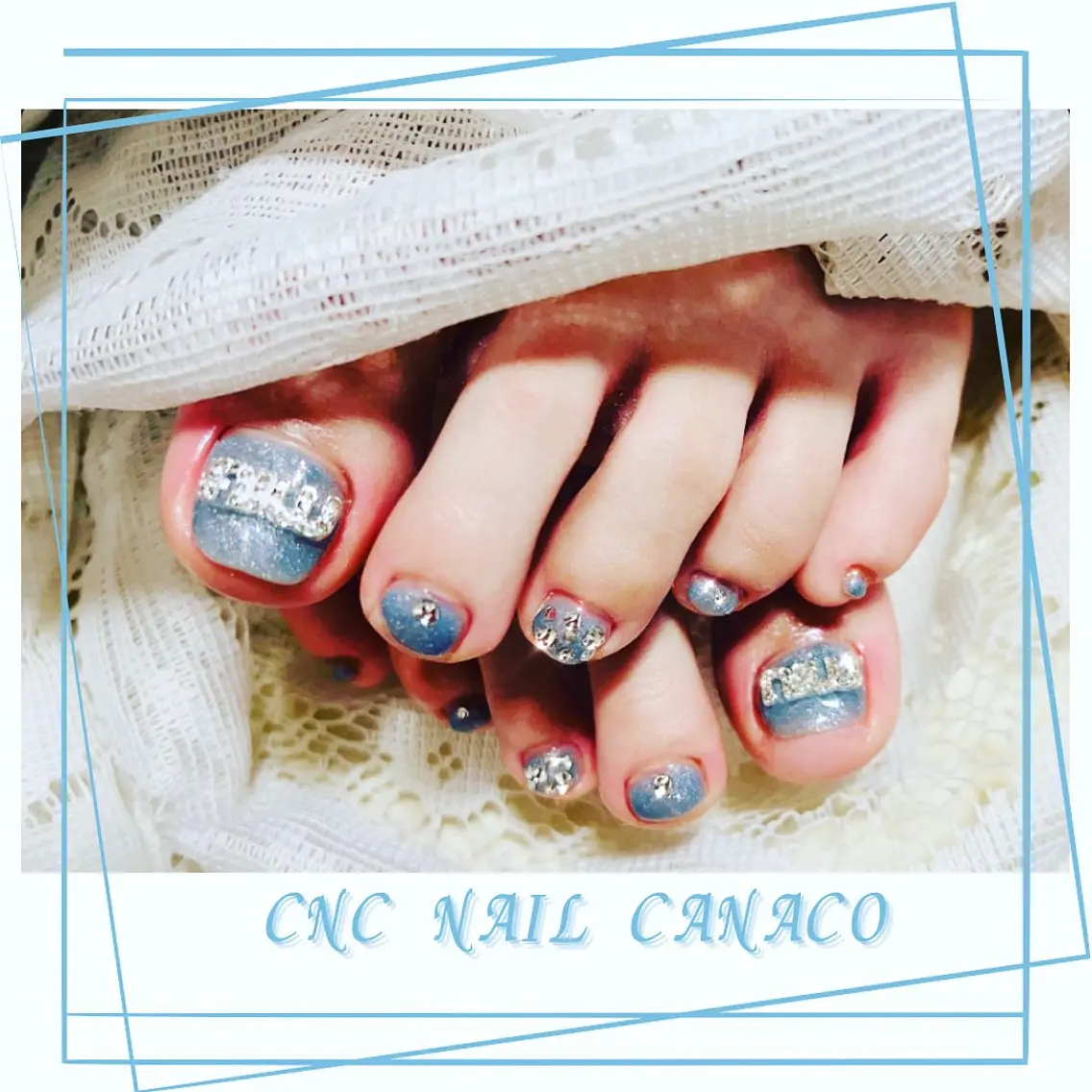 ネイル アートネイル フットネイル 持ち込み ベテランネイル cnc nailのネイルデザイン