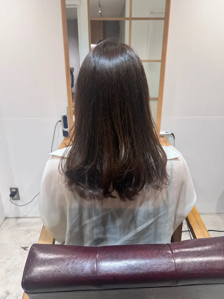 セミロング ☻ ayakaのヘアスタイル