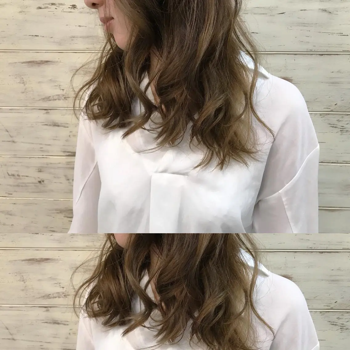 カラー バレイヤージュ カット ヘアカラー トリートメント 日比 貴大/ minim hairのヘアスタイル