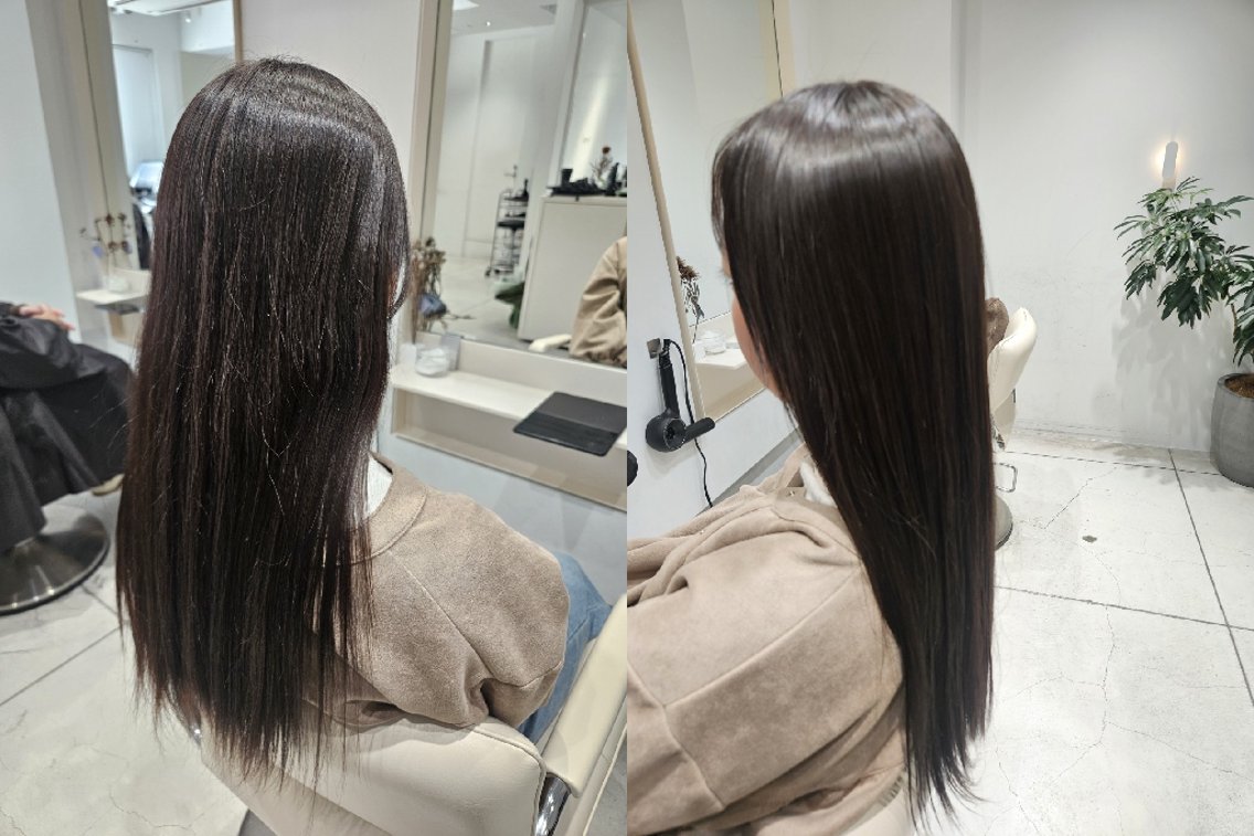 ロング 縮毛矯正 トリートメント 柳(ユウ)/表参道 ✨️モデル募集中✨️のヘアスタイル