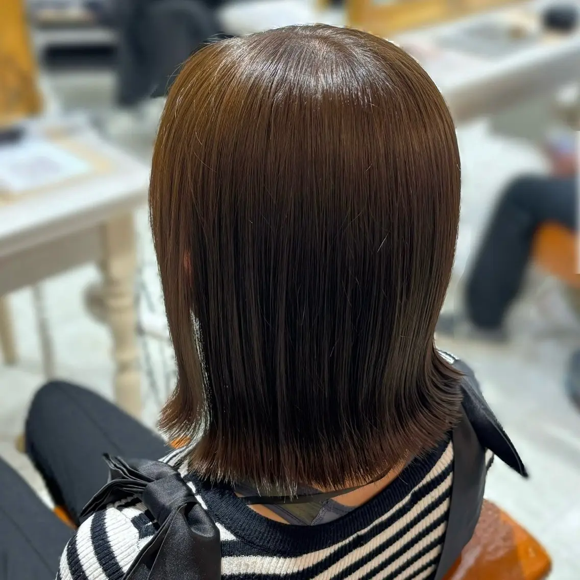 ミディアム カラー 縮毛矯正 トリートメント 伊藤 粹 /浦和/艶カラーのヘアスタイル