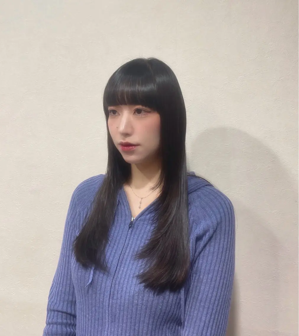カット💇➕カラー🥣‎𖤐 ̖́-‬➕トリートメントの写真
