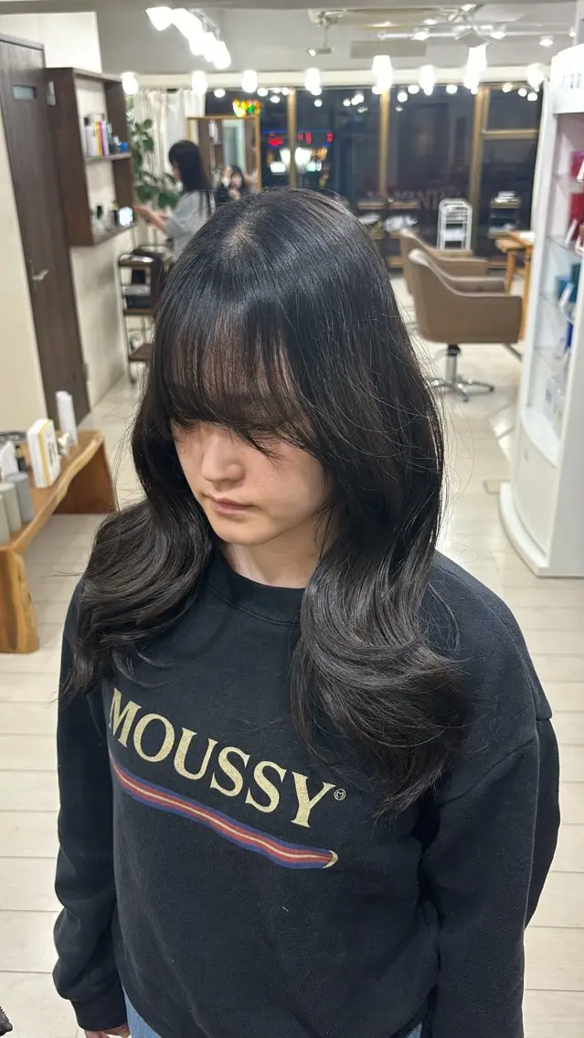 セミロング カラー ヘアカラー suii. りゅーとのヘアスタイル