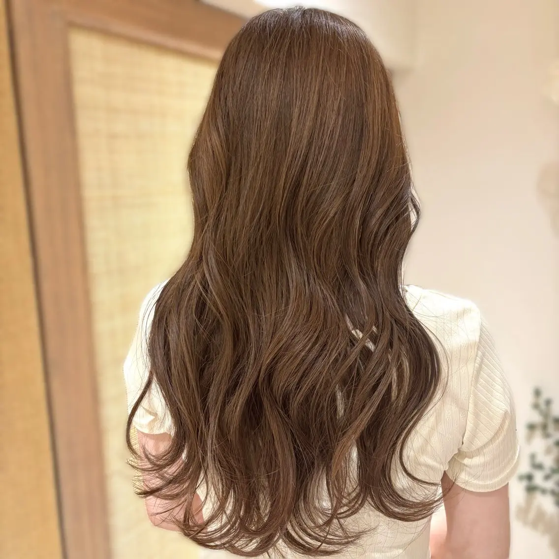 ロング カラー ヘアアレンジ ブリーチ 透明感カラー ブリーチなしカラー カット ヘアカラー トリートメント 前髪クロスパーマ /🎀Ayuka🎀のヘアスタイル