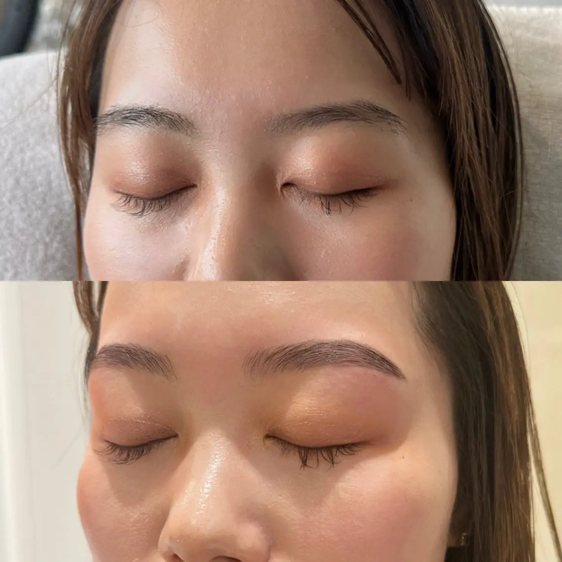 アイブロウワックス、眉毛カットの写真