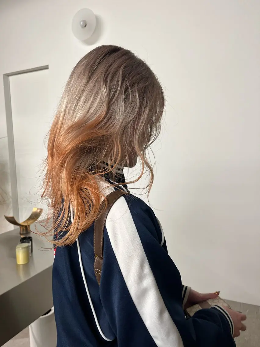 ロング カラー デザインカラー coco/原宿 ボブカットのヘアスタイル