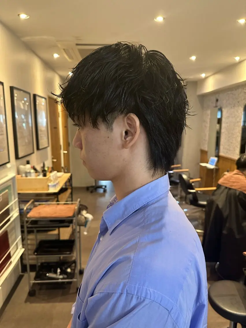 【1名様限定】🌀似合わせメンズパーマ🌀&カット&ショートスパ✨(トリートメント付)の写真