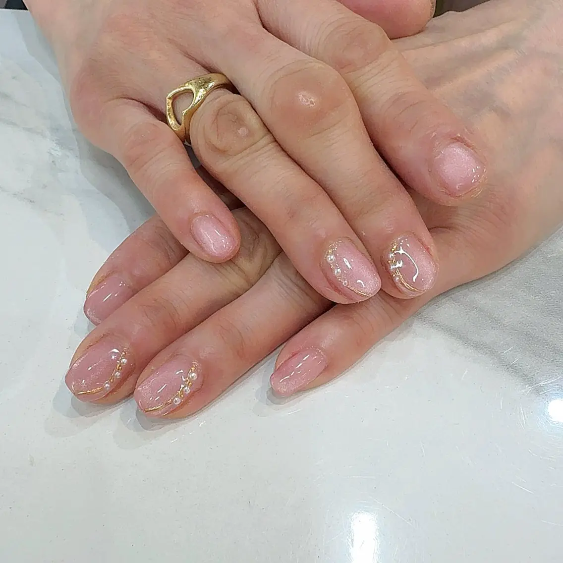 ネイル ハンドネイル あおやぎ ゆきこのネイルデザイン