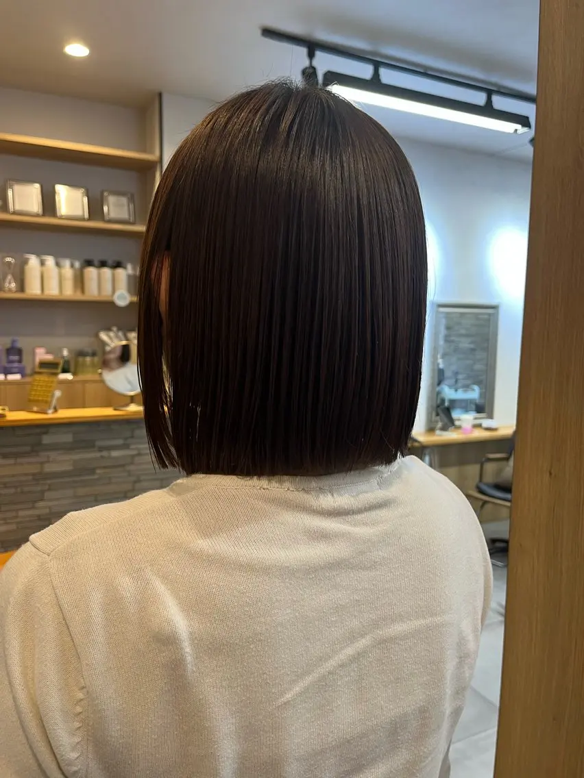 ショート 伸ばしかけ 縮毛矯正 縮毛矯正 レイヤー/縮毛矯正 /新宿/佐藤巧己✨のヘアスタイル