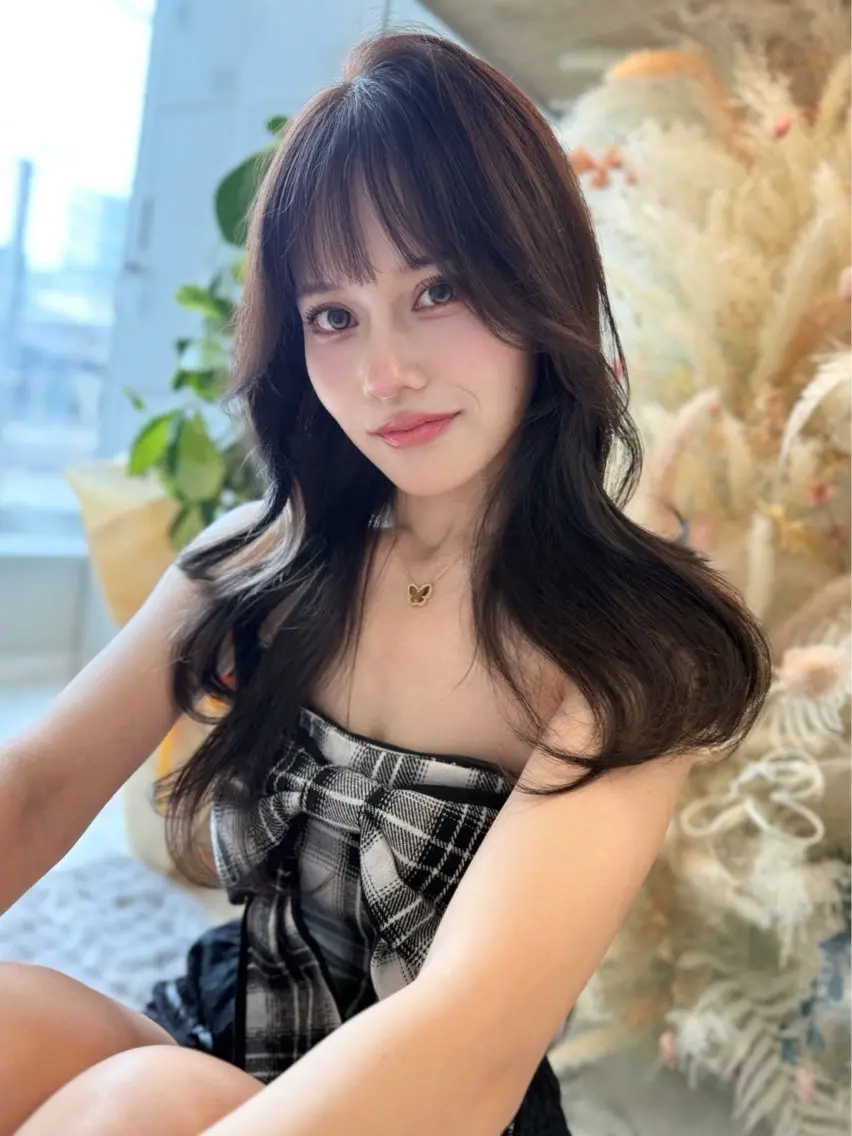 セミロング 🫧みひろ🫧カット カラーモデル募集のヘアスタイル