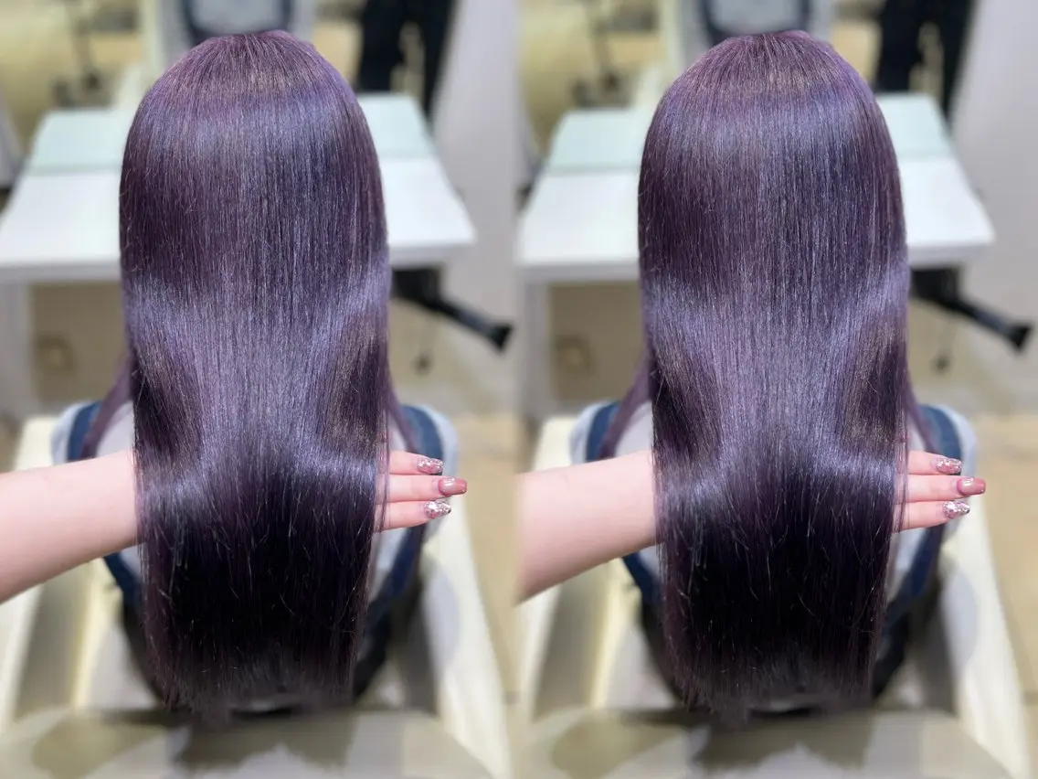ロング カラー 顔周りカット 学生 韓国風ヘア レイヤーカット 似合わせカット カット ヘアカラー トリートメント 海外風レイヤー🎀 新宿MOMOKA🍑のヘアスタイル