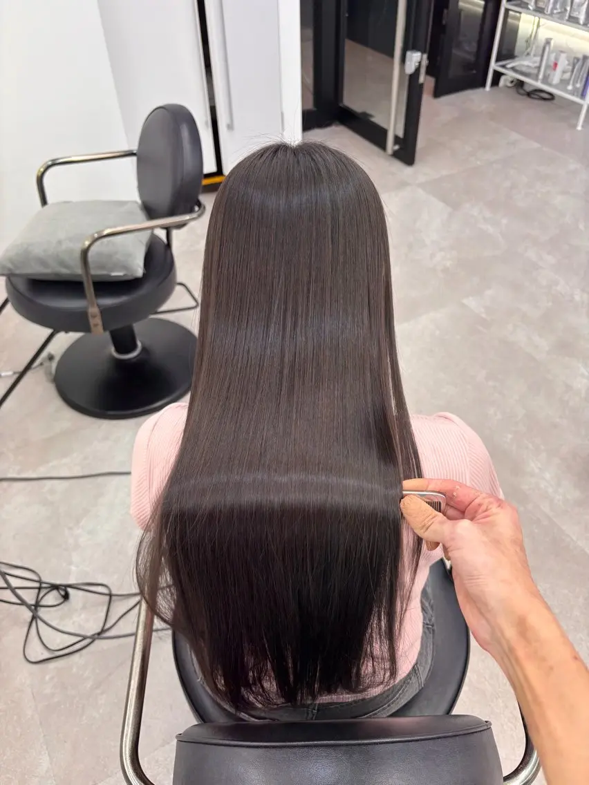 ロング 縮毛矯正 縮毛矯正 大人可愛いショート/ オシャレボブ田中大貴のヘアスタイル