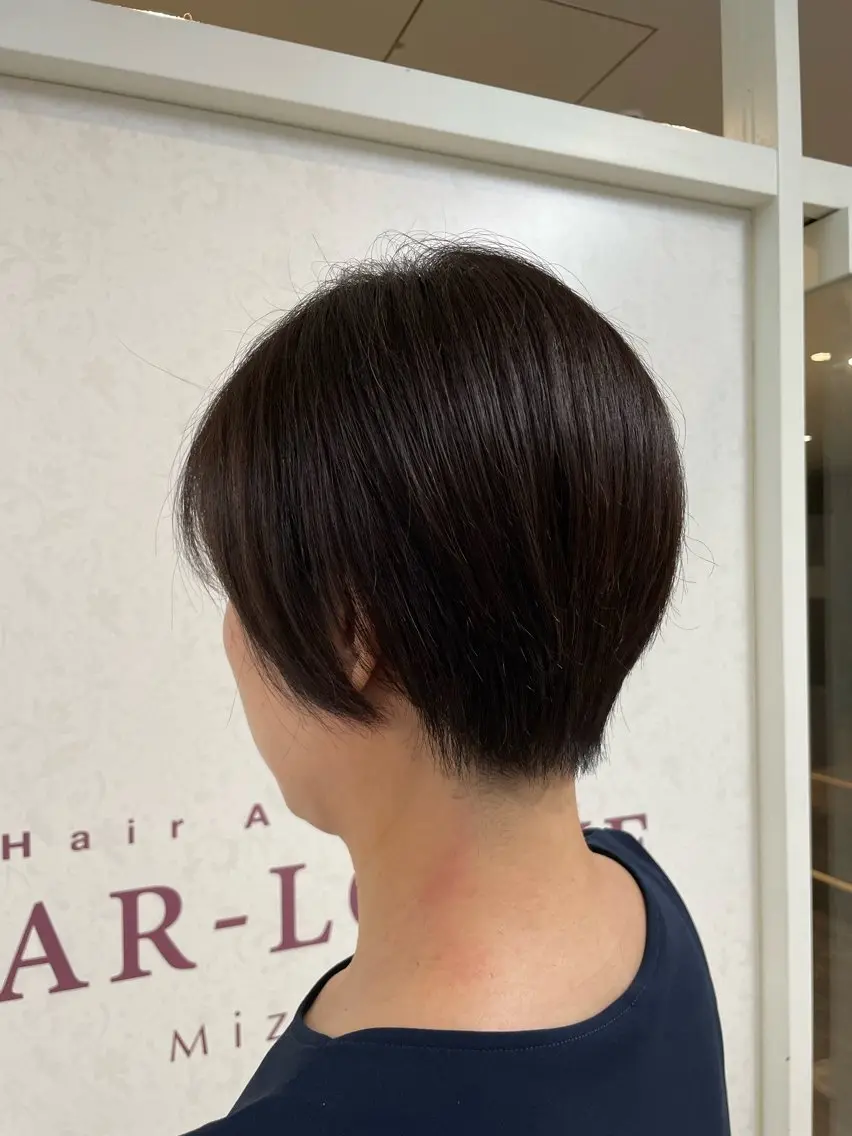 ショート カラー くびれヘア ショートヘア ﾅﾁｭﾗﾙ艶ｶﾗｰ 戸田めぐみのヘアスタイル