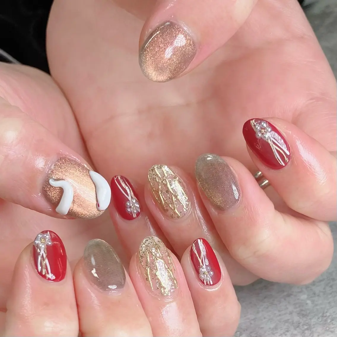 ネイル ハンドネイル ハンドケア shino🌟 痛ネイルのネイルデザイン