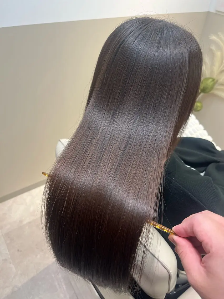 ロング カラー 髪質改善 ulu+sia/ 神戸本格派髪質改善のヘアスタイル