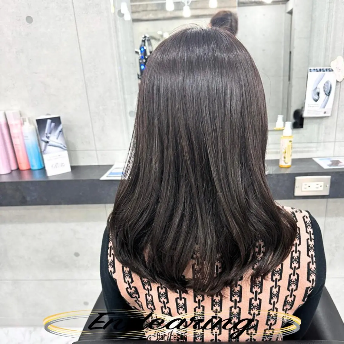 セミロング レイヤーカット ローレイヤー 小顔カット トリートメント カット トリートメント 柳田 怜那/銀座 Endearingのヘアスタイル