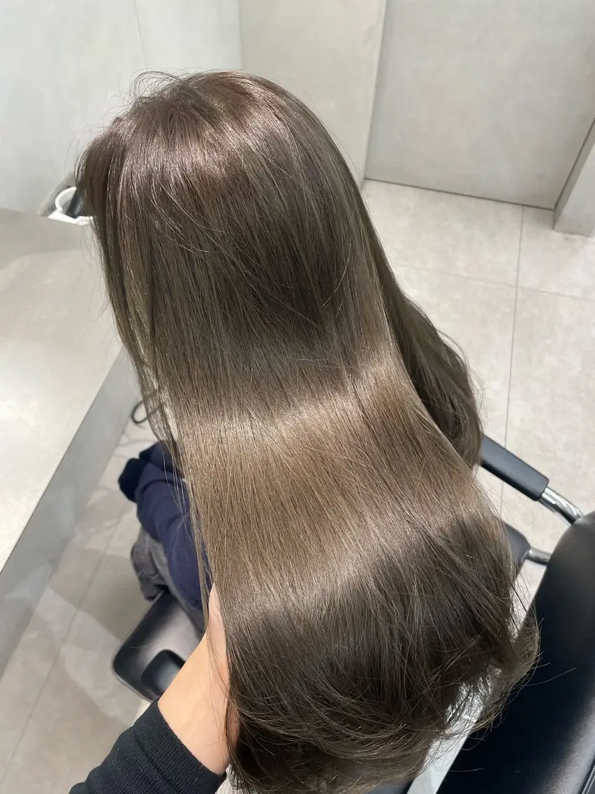 ロング ヘアカラー トリートメント 🫧うるツヤカラー/ cocono🫧のヘアスタイル