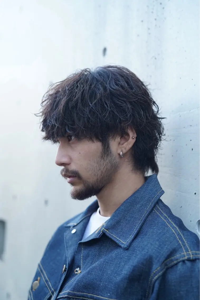 ショート パーマ メンズ メンズパーマ 波巻きパーマ スパイラルパーマ カット パーマ トリートメント fifth_Oita 安藤海哉のヘアスタイル