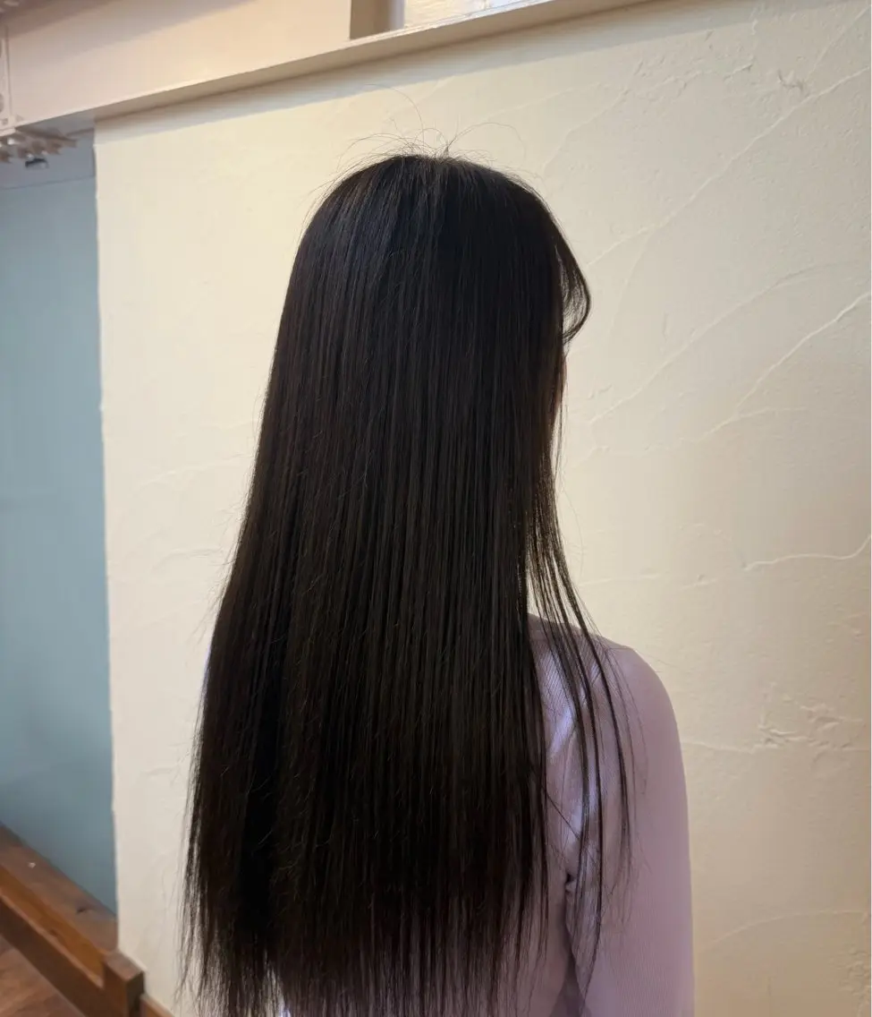 カラー オレンジ ヘアカラー 木戸 彩乃のヘアスタイル