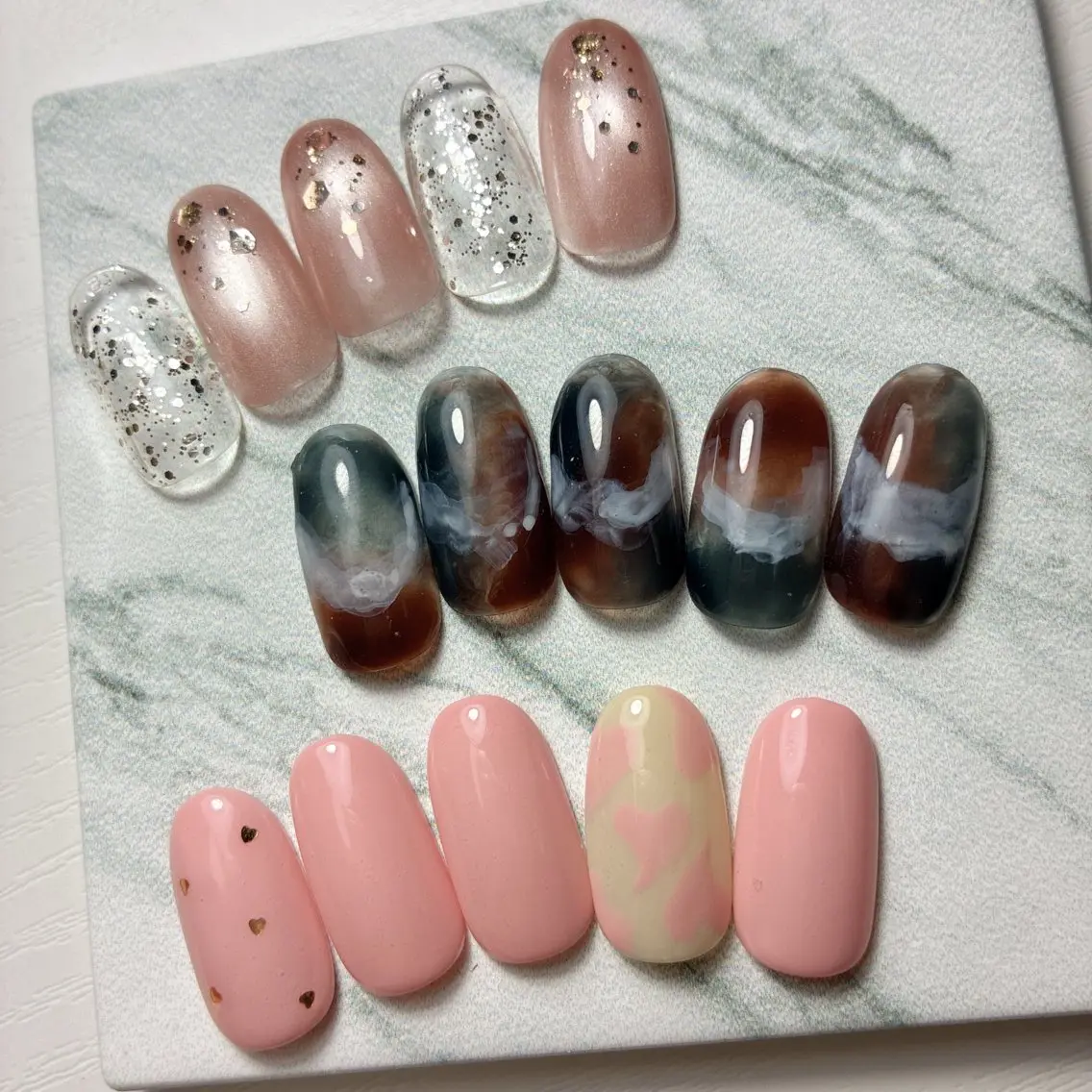 ネイル フットネイル 氷ネイル・うるうるネイル マグネットネイル メンズネイル ニュアンスネイル ハンドネイル nail salon anoneのネイルデザイン