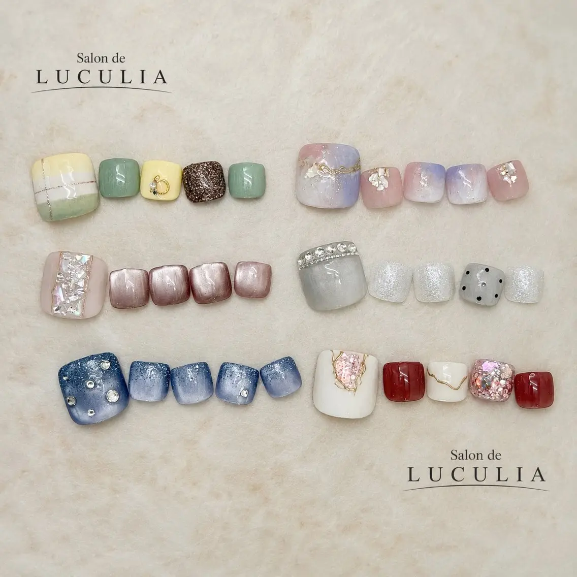 ネイル フットネイル LUCULIA 倉島のネイルデザイン