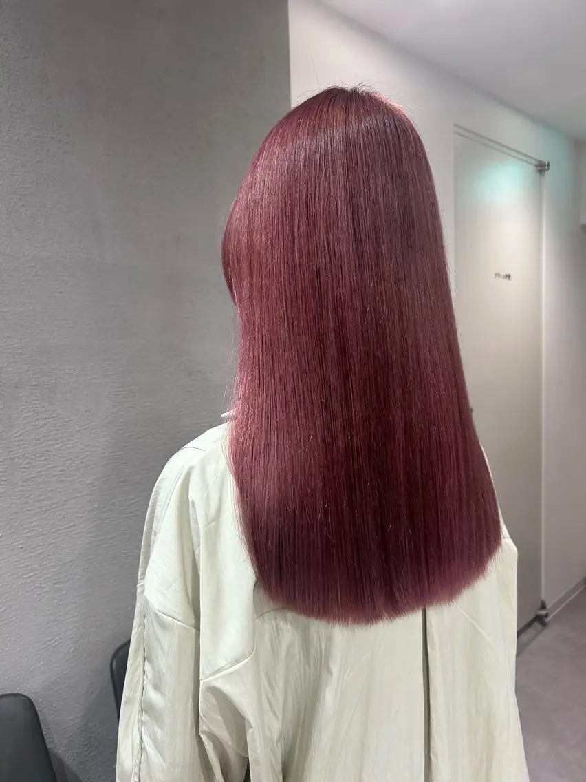 ミディアム カラー パープルカラー 🌈ウルトワ水素 髪質改善naru🌈のヘアスタイル