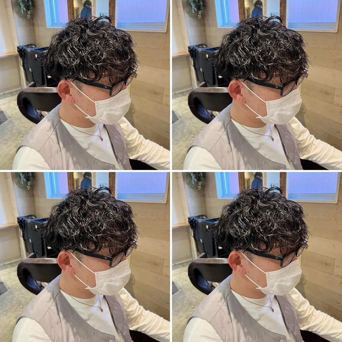 パーマ メンズ カット パーマ トリートメント ヘアセット メンズパーマ特化 店長望月謙二郎のヘアスタイル