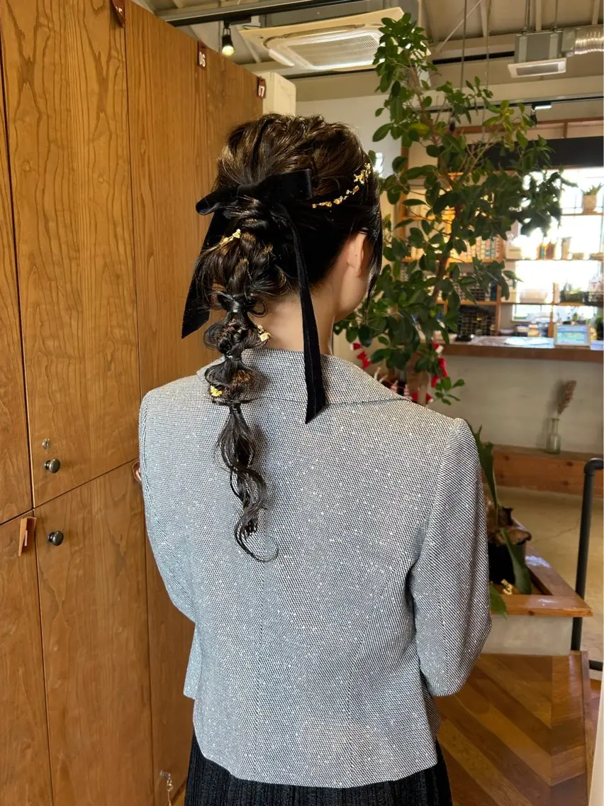 ロング ヘアアレンジ ヘアセット lapis / soraのヘアスタイル