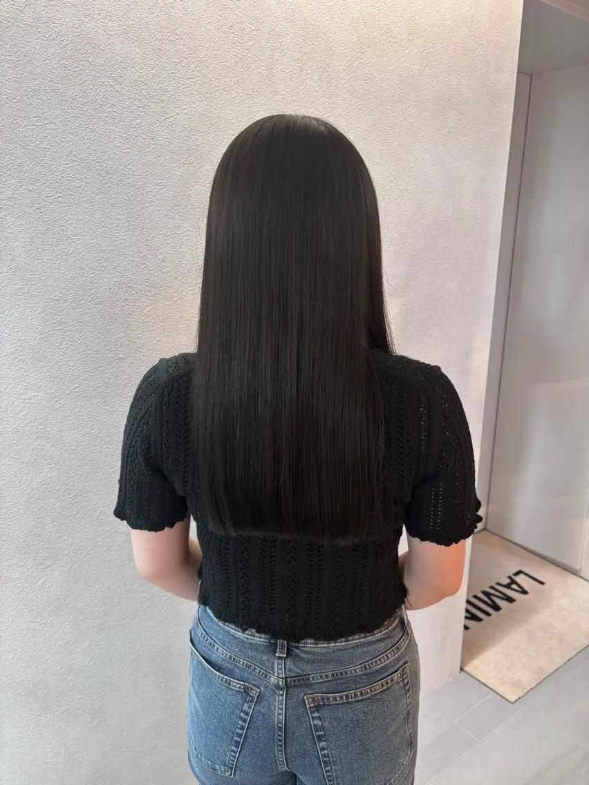 ロング カラー トリートメント 三澤 乙葉のヘアスタイル