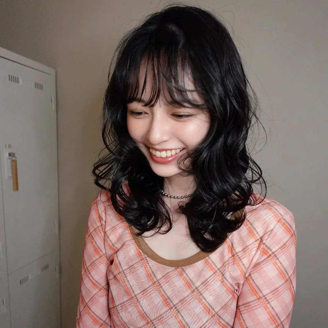 セミロング カラー 似合わせカット カット ヘアカラー トリートメント レイヤー/髪質改善 Lond ambreのヘアスタイル