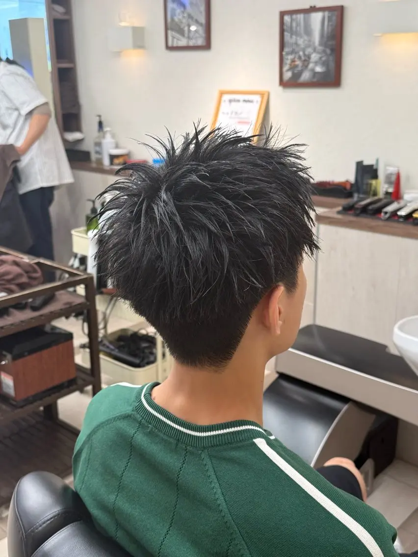 ショート ショートヘア カット ヘアセット フルハタヒロト 六本木理容師のヘアスタイル