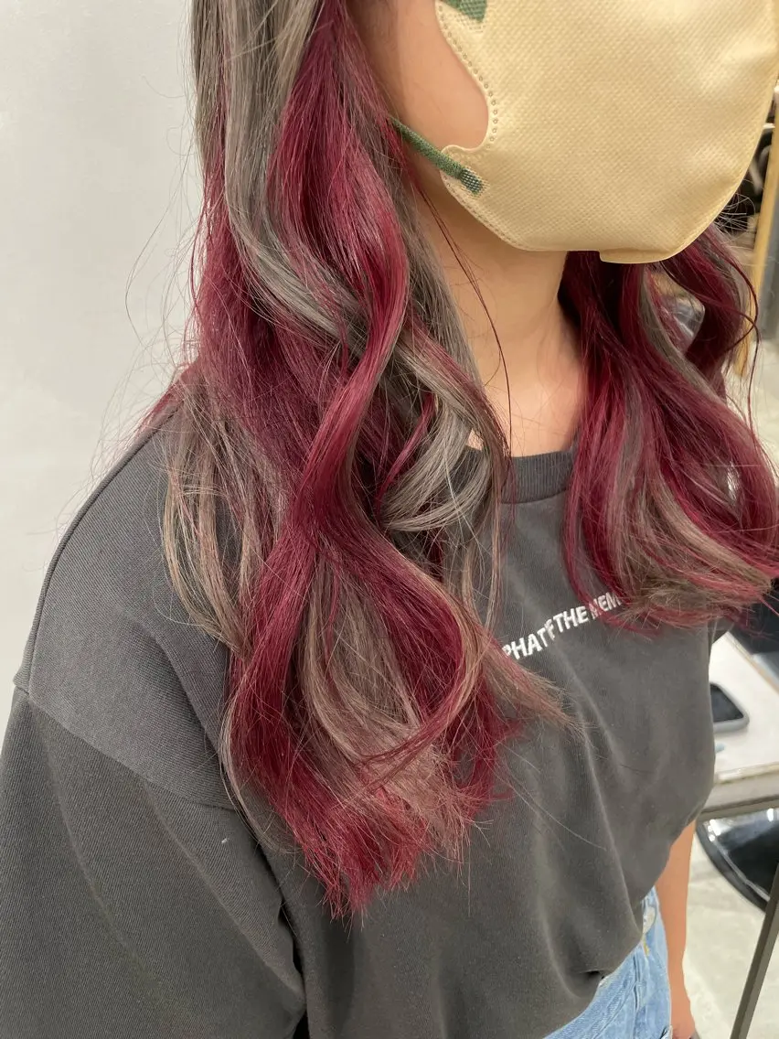 ロング カラー カット ヘアカラー トリートメント 透明感カラー✨艶髪 制作🌱山根あゆみのヘアスタイル