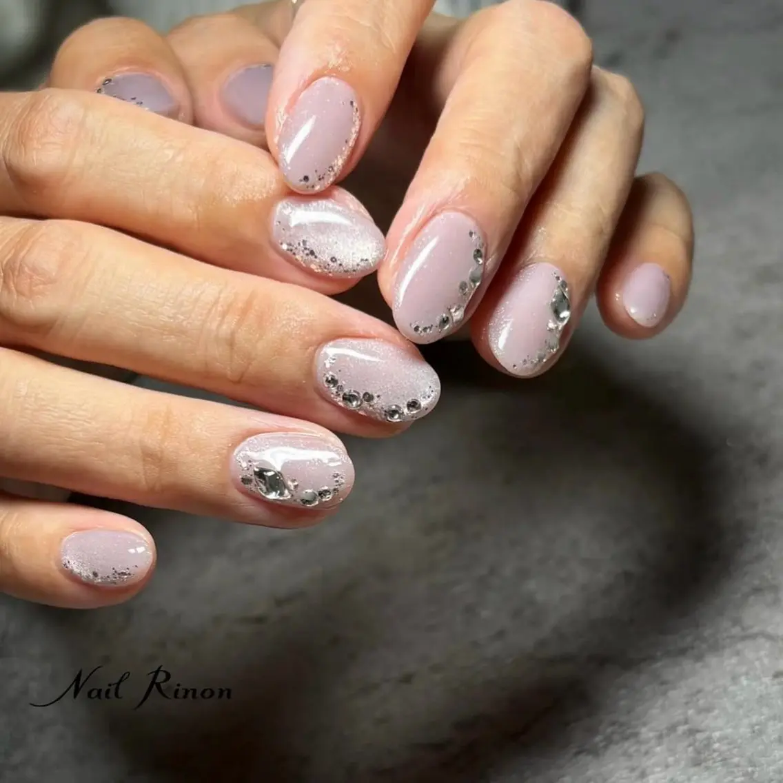 ネイル キラキラネイル Nail Rinonのネイルデザイン