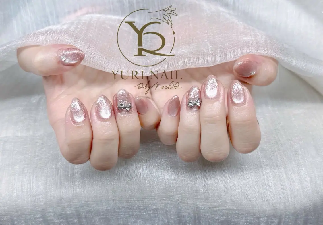 ネイル チークネイル フットネイル フレンチネイル グラデーション キラキラネイル ハンドネイル フットネイル ハンドケア YURI Nail Funabashiのネイルデザイン