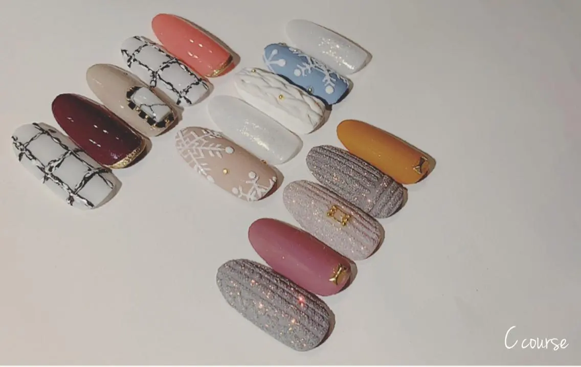 ネイル 冬ネイル studio e n / RiNのネイルデザイン